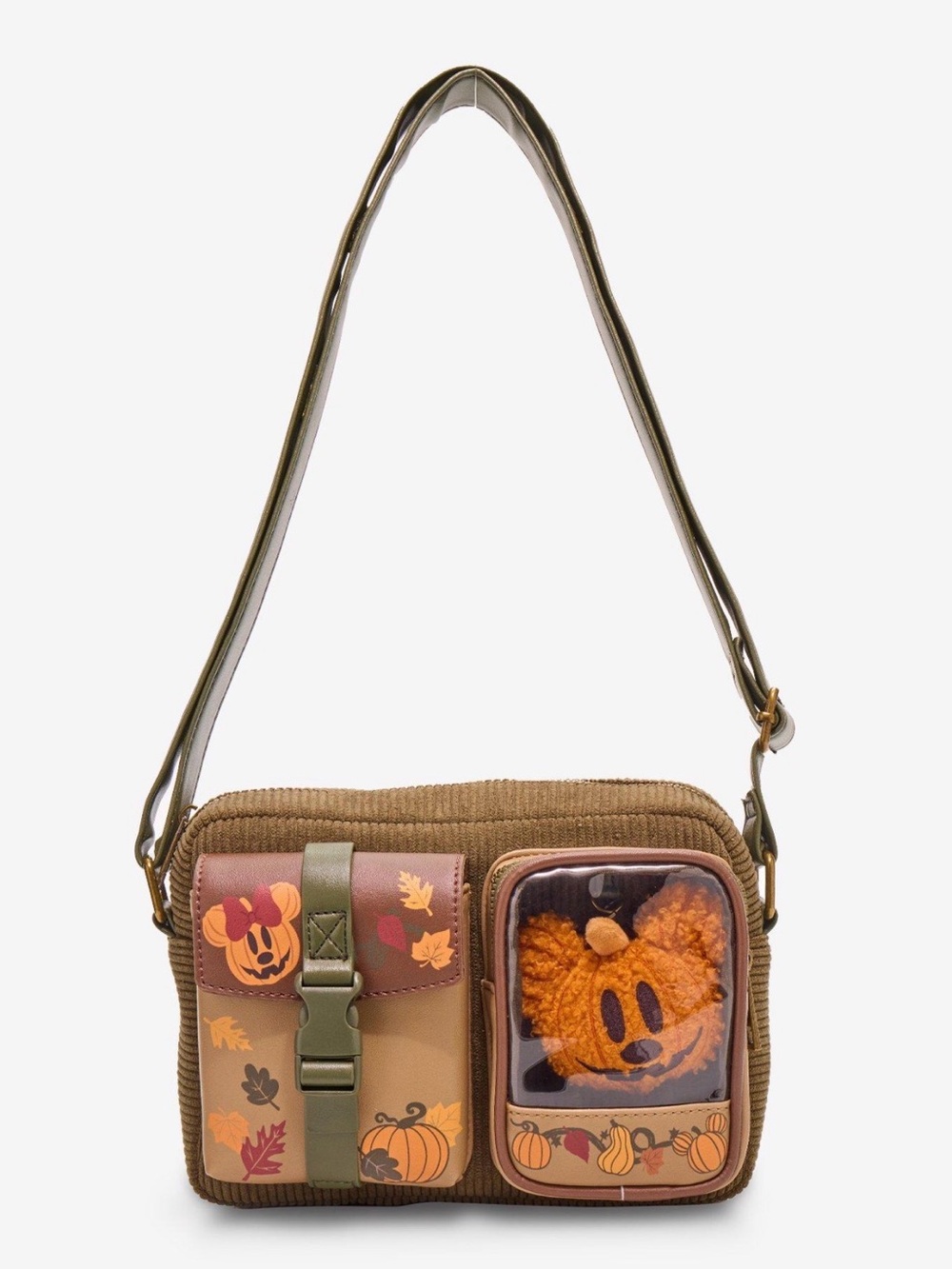 New Her Universe Disney Halloween Pumpkin Plush Shoulder Bag